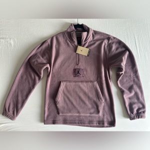 Fleece half-zip in purple